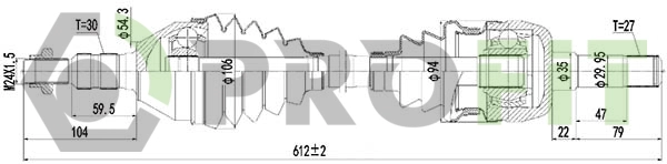 Drive Shaft (2730-1190)