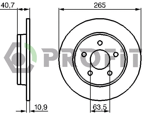 Brake Disc (5010-1226)