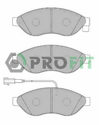 Brake Pad Set, disc brake (5000-1923)