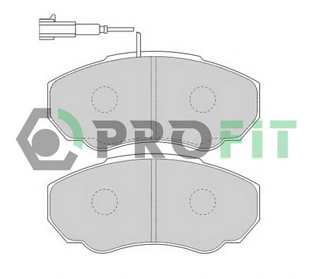 Brake Pad Set, disc brake (5000-1478)