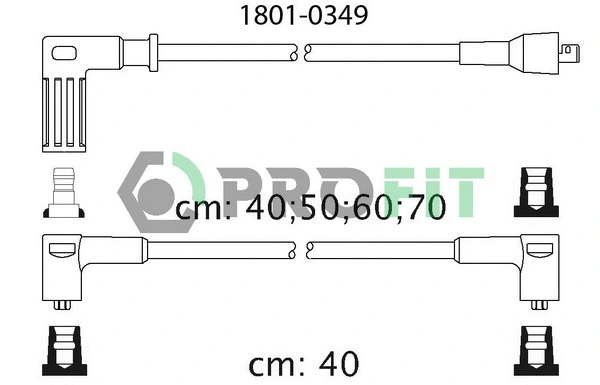 Ignition Cable Kit (1801-0349)