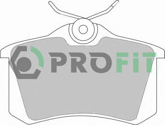 Brake Pad Set, disc brake (5000-0541)