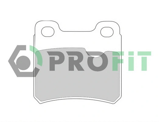 Brake Pad Set, disc brake (5000-0586)