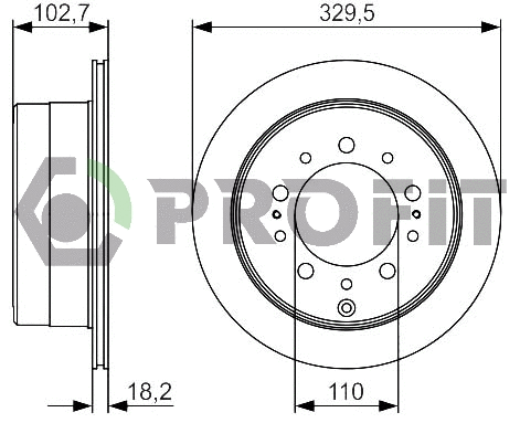 Brake Disc (5010-1597)