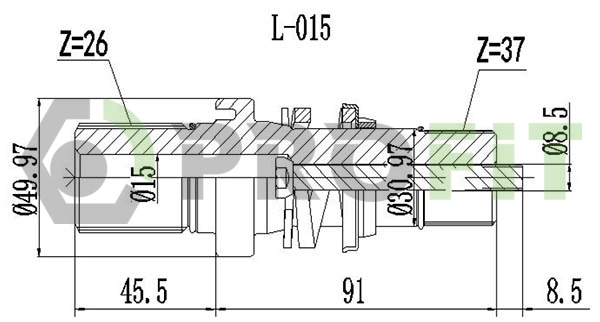 Drive Shaft (2730-3014)