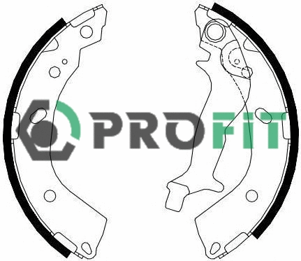 Brake Shoe Set (5001-4083)