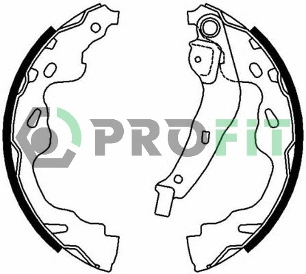 Brake Shoe Set (5001-0672)
