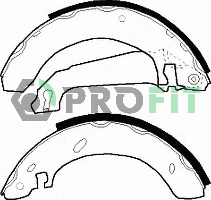 Brake Shoe Set (5001-0296)