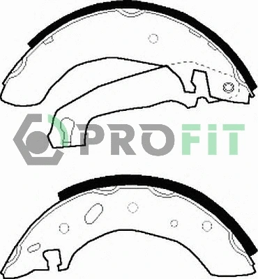 Brake Shoe Set (5001-0297)