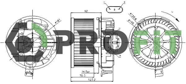 Interior Blower (1860-0012)