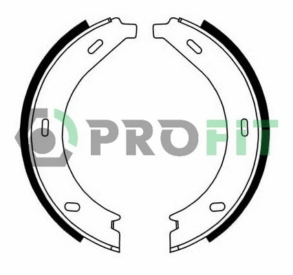 Brake Shoe Set (5001-0536)