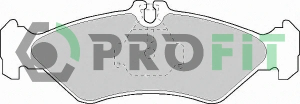 Brake Pad Set, disc brake (5000-1039 C)