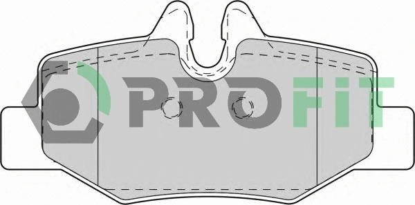 Brake Pad Set, disc brake (5000-1494)