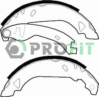 Brake Shoe Set (5001-0263)