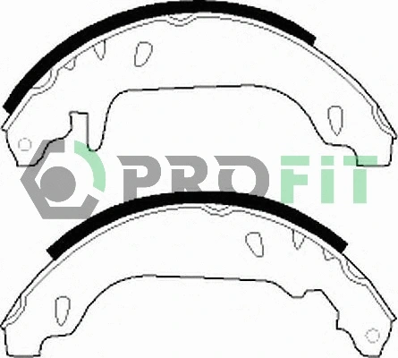 Brake Shoe Set (5001-0243)