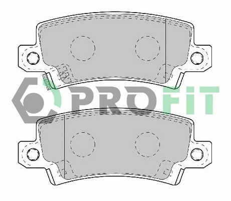Brake Pad Set, disc brake (5000-1574)