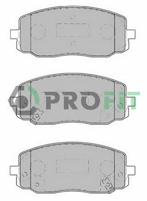 Brake Pad Set, disc brake (5000-1783)
