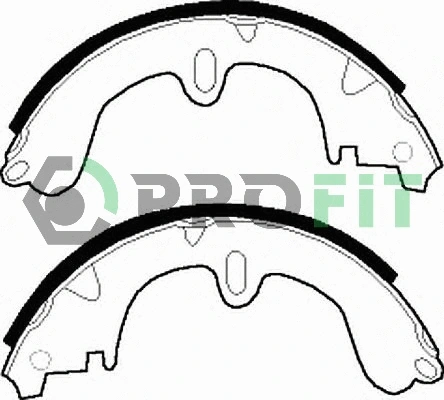 Brake Shoe Set (5001-0208)