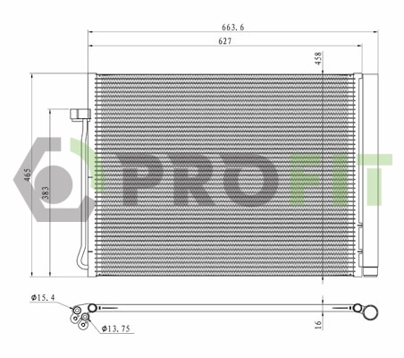 Condenser, air conditioning (1770-0061)