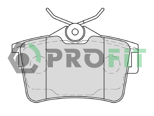 Brake Pad Set, disc brake (5000-4250)