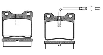 Brake Pad Set, disc brake (5000-0619)