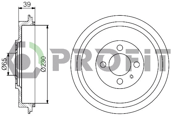 Brake Drum (5020-0092)
