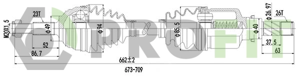Drive Shaft (2730-3043)