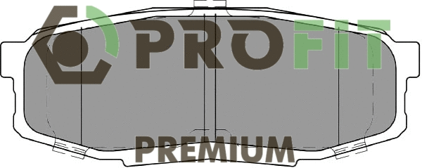 Brake Pad Set, disc brake (5005-4230)