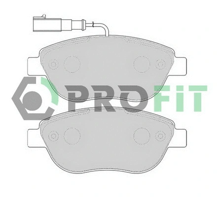 Brake Pad Set, disc brake (5000-1467 C)