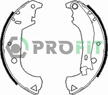 Brake Shoe Set (5001-0604)