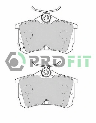 Brake Pad Set, disc brake (5000-1506)