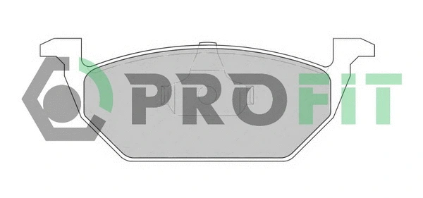 Brake Pad Set, disc brake (5000-1094)