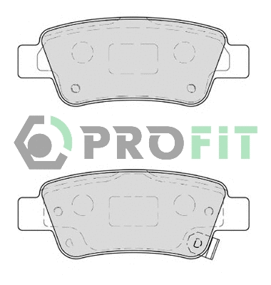 Brake Pad Set, disc brake (5000-4233)