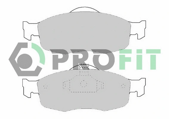 Brake Pad Set, disc brake (5000-0884)