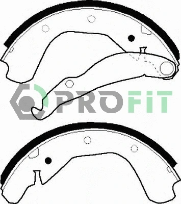 Brake Shoe Set (5001-0198)