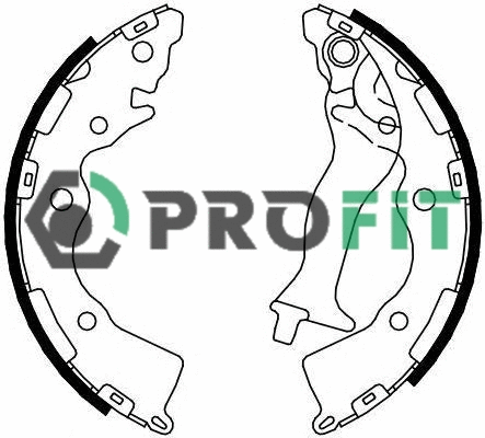 Brake Shoe Set (5001-4086)
