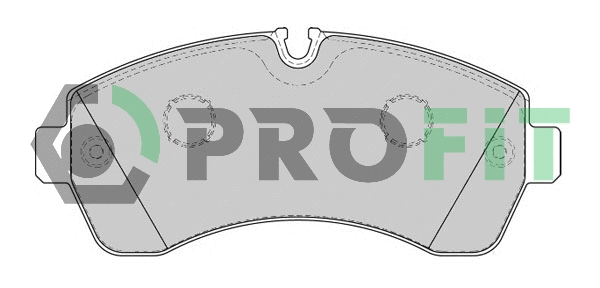 Brake Pad Set, disc brake (5000-1777)