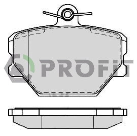 Brake Pad Set, disc brake (5000-1162)