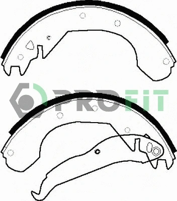 Brake Shoe Set (5001-0199)