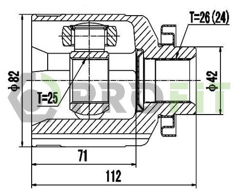 Joint Kit, drive shaft (2810-2070)
