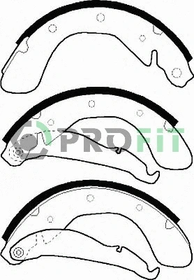 Brake Shoe Set (5001-0334)