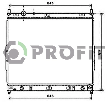 Radiator, engine cooling (PR 6060A2)