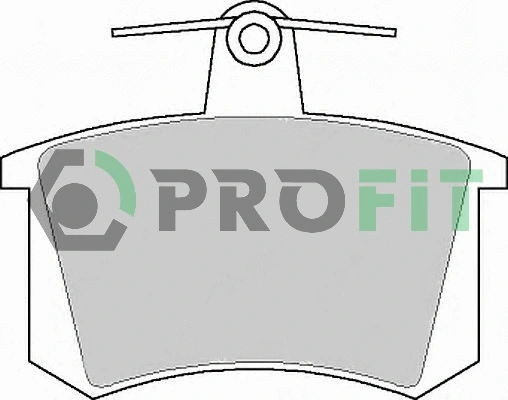 Brake Pad Set, disc brake (5000-0222)