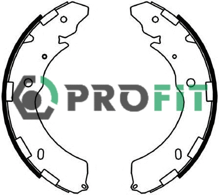 Brake Shoe Set (5001-4052)