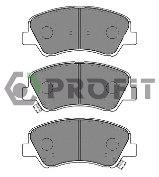 Brake Pad Set, disc brake (5000-0625)