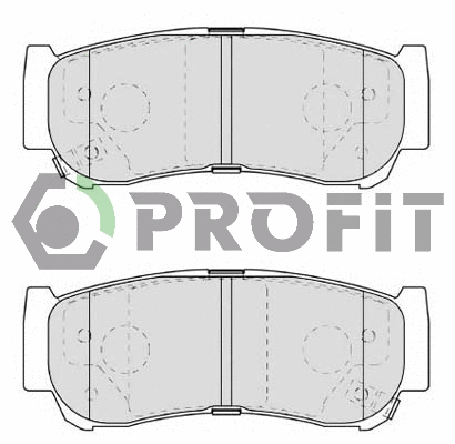 Brake Pad Set, disc brake (5000-1910)
