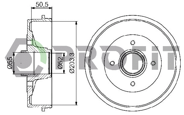 Brake Drum (5020-0072)