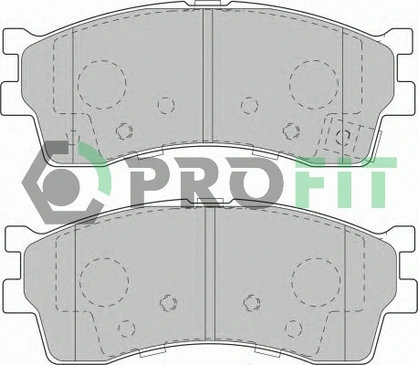 Brake Pad Set, disc brake (5000-1602)