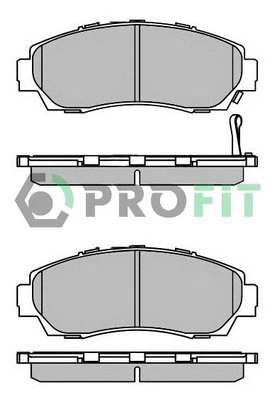 Brake Pad Set, disc brake (5000-2010 C)