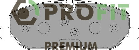 Brake Pad Set, disc brake (5005-1615)